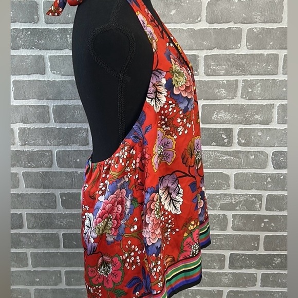 Women’s Express Floral Halter Tank Top - Picture 5 of 7